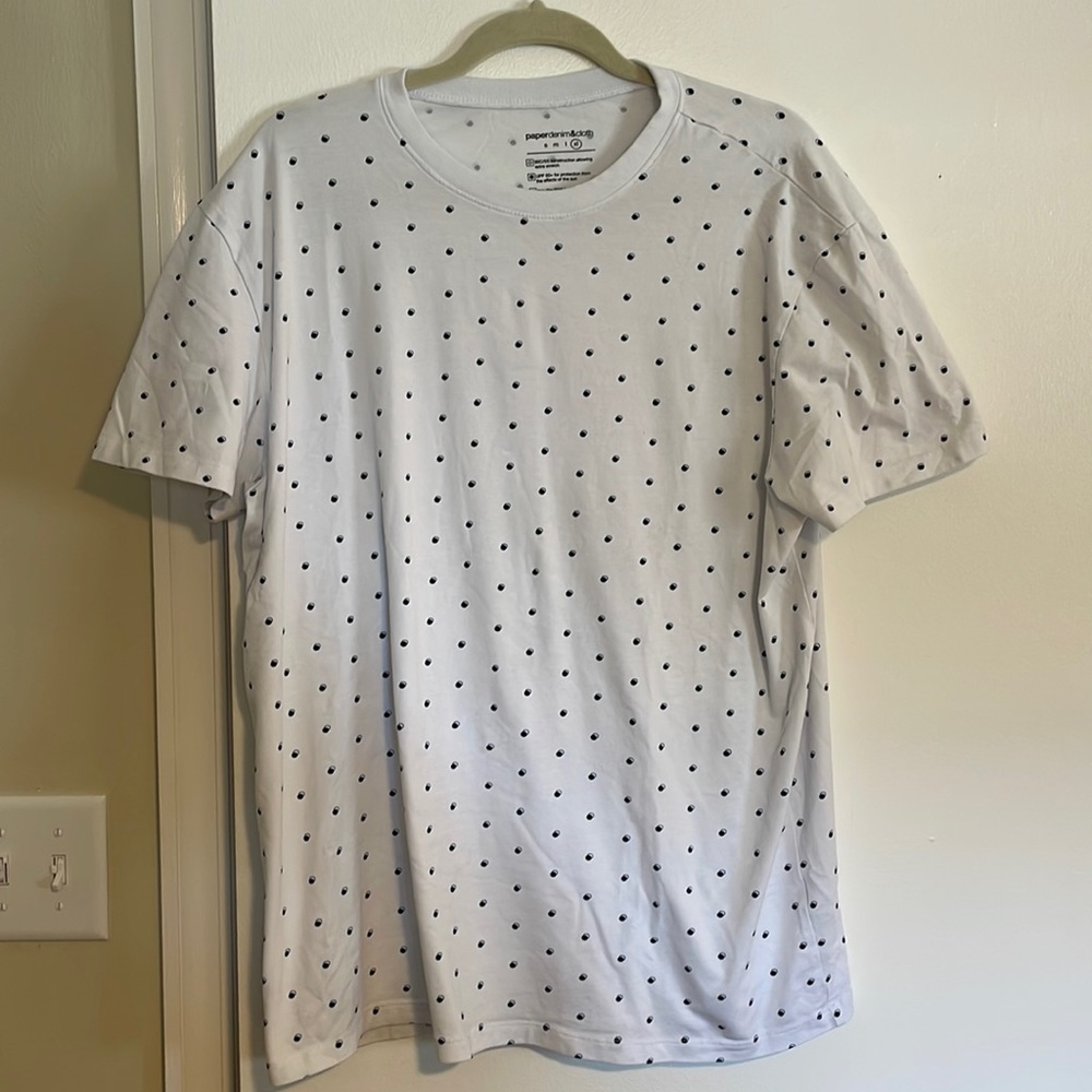 Paper Denim & Cloth Patterned T Shirt XL.